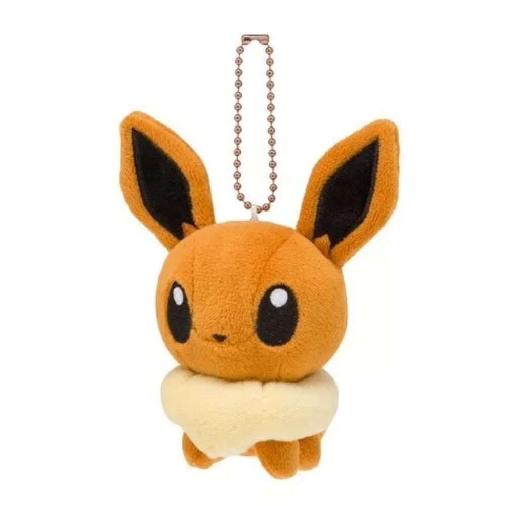 Pokemon Eevee Plush Keychain | Kawaii Anime Doll Pendant | Cute Gift for Kids
